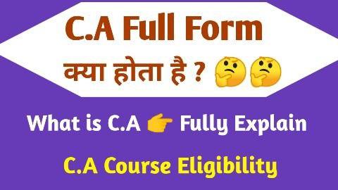 CA Full Form